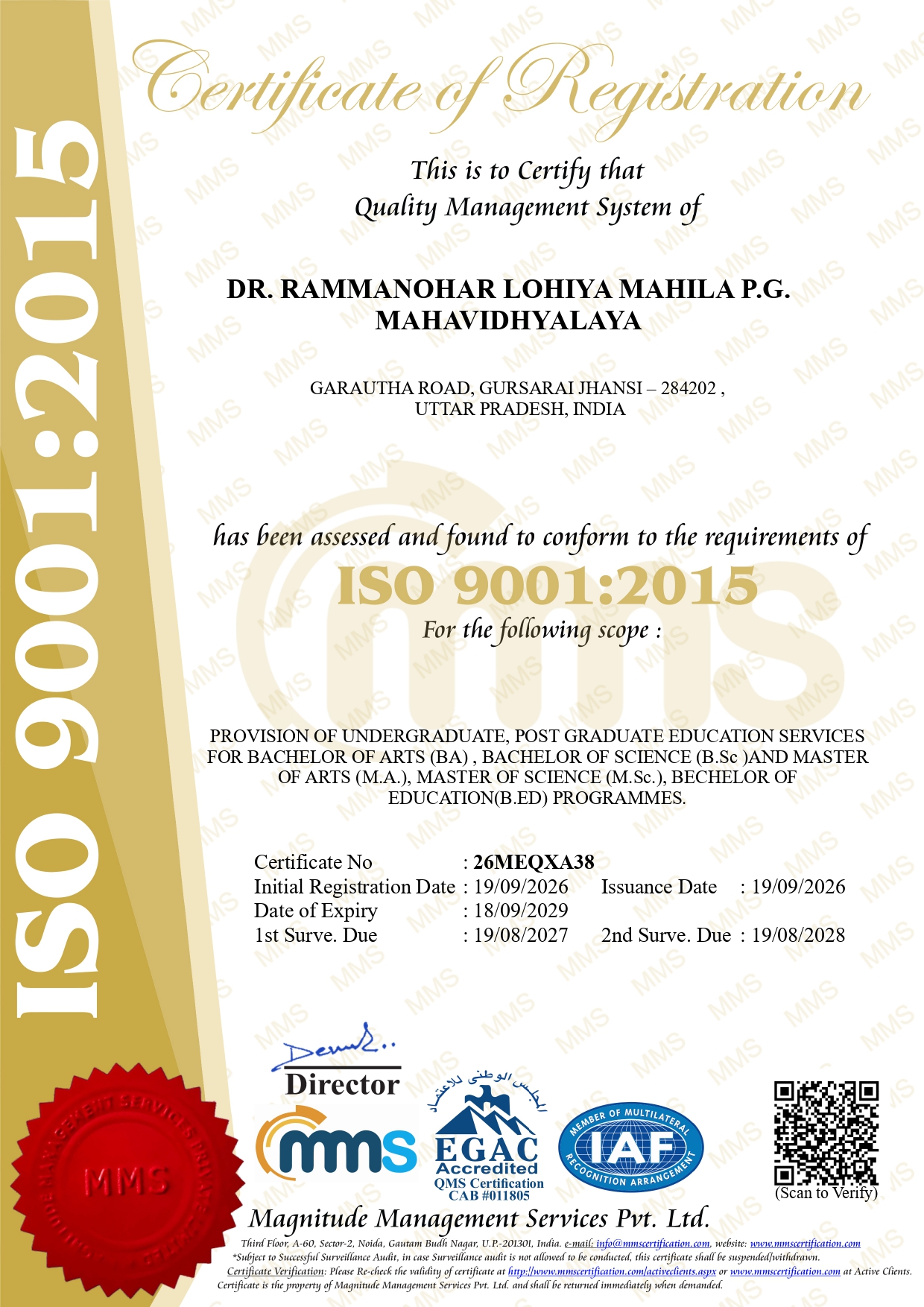 Internal Quality Assurance Cell (IQAC), Dr. Ram Manohar Lohia Mahila P.G. Mahavidyalaya